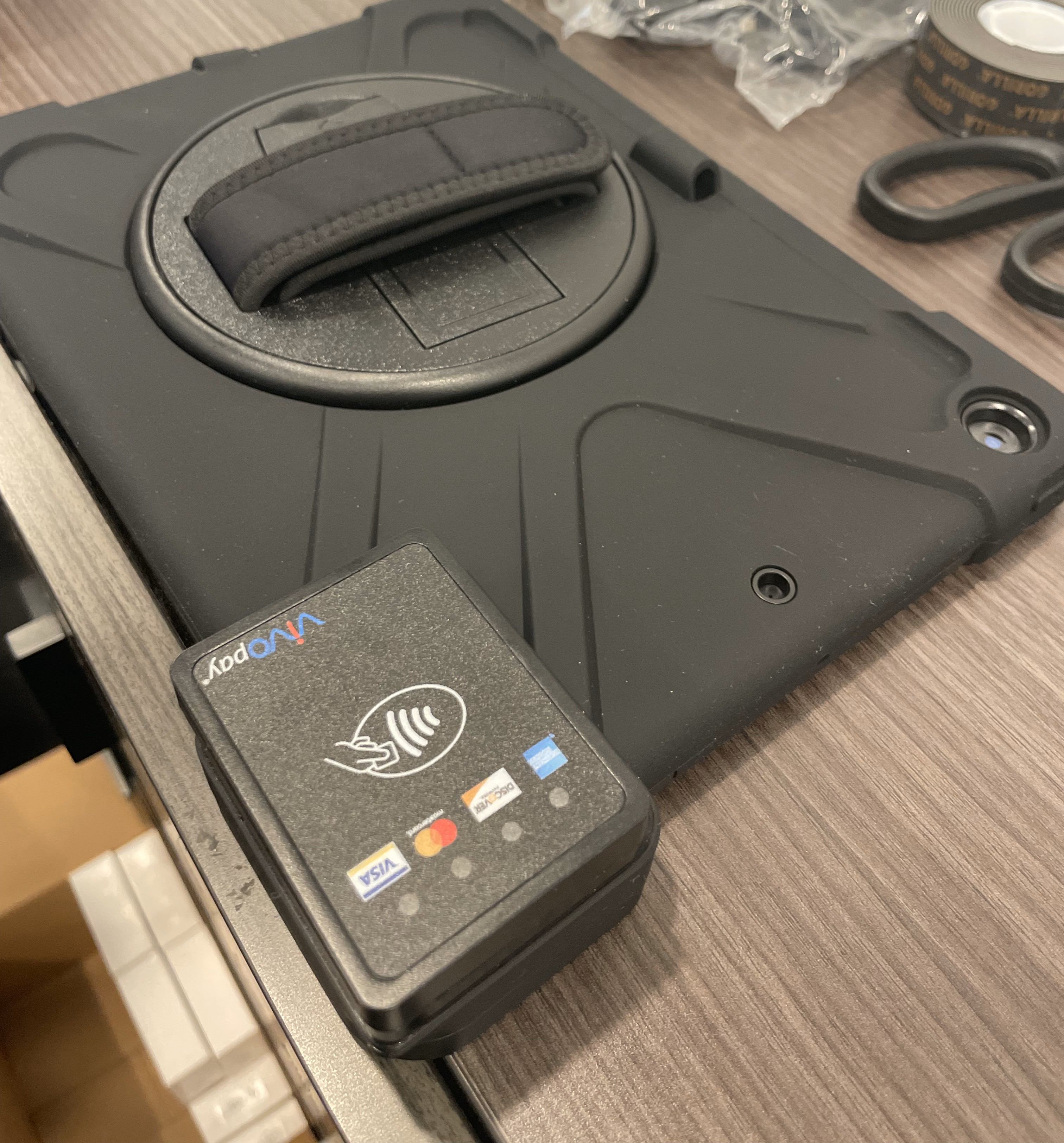 Full assembly of mobile payment solution