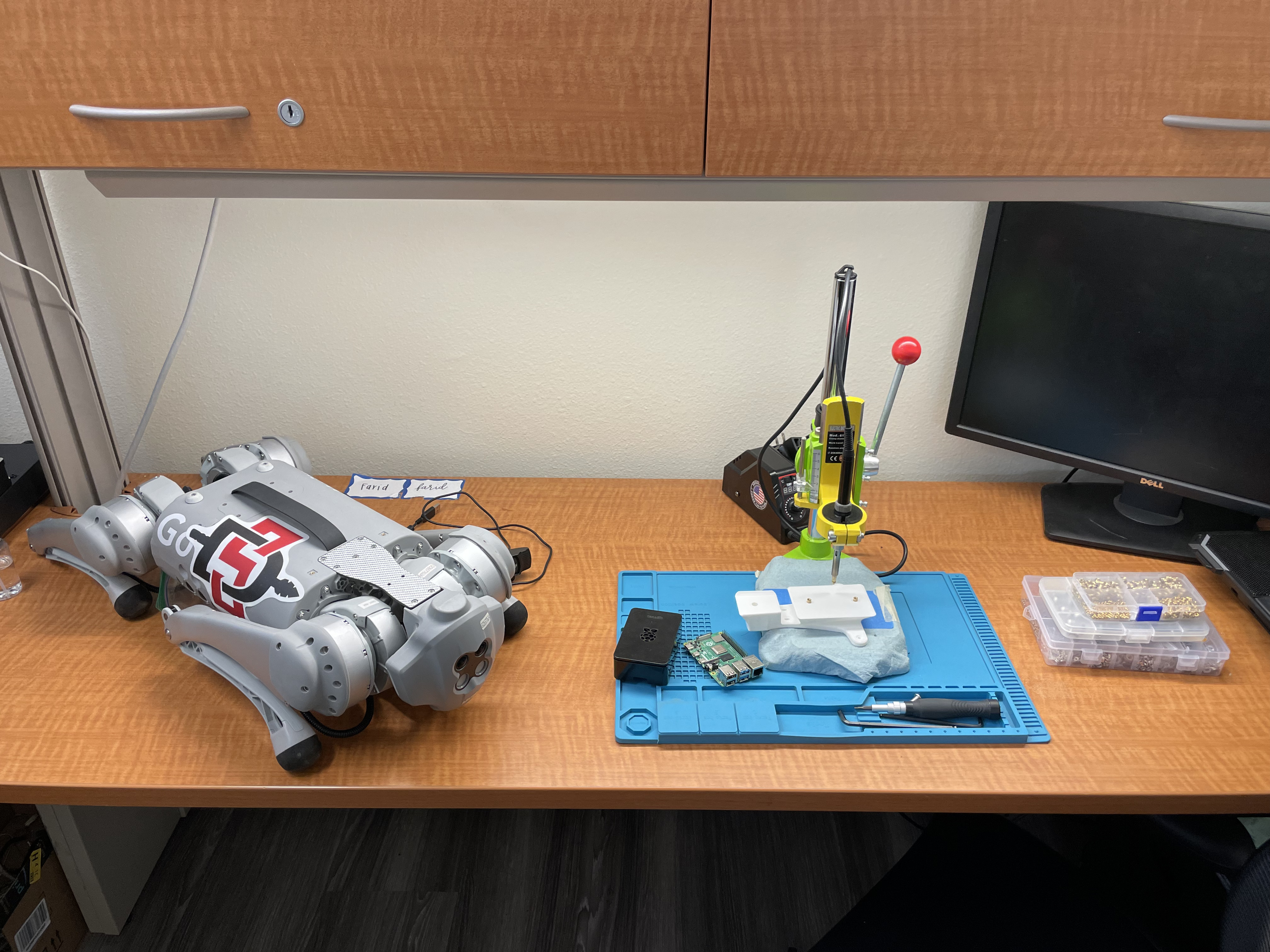 Go1 and post-processing equipment